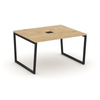 Style Project Fusion SN-4T2.SPRG-034 (Тиквуд светлый/Черный) Стол переговорный