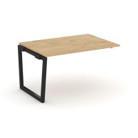 Style Project Fusion SN-5T2.NSPRG-001.3 (Тиквуд светлый/Черный) Проходной наборный элемент переговорного стола