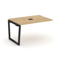 Style Project Fusion SN-5T2.NSPRG-003 (Тиквуд светлый/Черный) Проходной наборный элемент переговорного стола