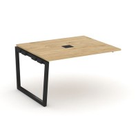 Style Project Fusion SN-5T2.NSPRG-033 (Тиквуд светлый/Черный) Проходной наборный элемент переговорного стола