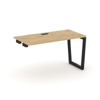 Style Project Fusion SN-5T2.OPRS-001 (Тиквуд светлый/Черный) Стол приставка к опорным элементам