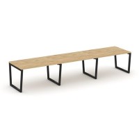 Style Project Fusion SN-5T2.SPRG-022.3 (Тиквуд светлый/Черный) Стол переговорный