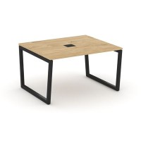 Style Project Fusion SN-5T2.SPRG-032 (Тиквуд светлый/Черный) Стол переговорный