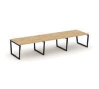 Стайл Проджект Фьюжн SN-5T2.SPRG-053.3 (Тиквуд светлый/Черный) Стол переговорный