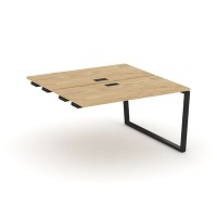 Style Project Fusion SN-6T2.DPRS-023 (Тиквуд светлый/Черный) Стол приставка к опорным элементам