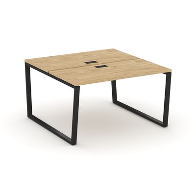 Style Project Fusion SN-6T2.DRS-011 (Тиквуд светлый/Черный) Рабочая станция двухсторонняя