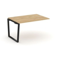 Style Project Fusion SN-6T2.NSPRG-002.3 (Тиквуд светлый/Черный) Проходной наборный элемент переговорного стола