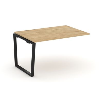 Style Project Fusion SN-6T2.NSPRG-003.3 (Тиквуд светлый/Черный) Проходной наборный элемент переговорного стола