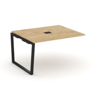 Style Project Fusion SN-6T2.NSPRG-033 (Тиквуд светлый/Черный) Проходной наборный элемент переговорного стола