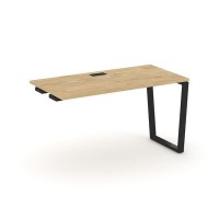 Style Project Fusion SN-6T2.OPRS-002 (Тиквуд светлый/Черный) Стол приставка к опорным элементам