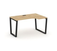 Стайл Проджект Фьюжн SN-6T2.SPA-022(R) (Тиквуд светлый/Черный) Стол рабочий эргономичный