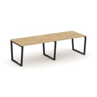 Style Project Fusion SN-6T2.SPRG-011.3 (Тиквуд светлый/Черный) Стол переговорный