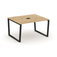 Style Project Fusion SN-6T2.SPRG-033 (Тиквуд светлый/Черный) Стол переговорный