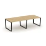 SN-6T2.SPRG-042.3 Стол для переговоров, тиквуд светлый, черный