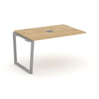 Style Project Fusion SN-6T2.NSPRG-004 (Тиквуд светлый/Серый) Проходной наборный элемент переговорного стола