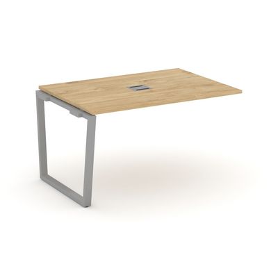 Style Project Fusion SN-6T2.NSPRG-004 (Тиквуд светлый/Серый) Проходной наборный элемент переговорного стола