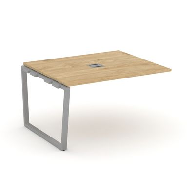 Style Project Fusion SN-6T2.NSPRG-032 (Тиквуд светлый/Серый) Проходной наборный элемент переговорного стола