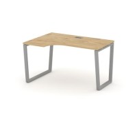 Стайл Проджект Фьюжн SN-6T2.SPA-022(L) (Тиквуд светлый/Серый) Стол рабочий эргономичный