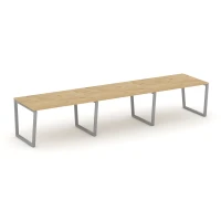 SN-6T2.SPRG-023.3 (Тиквуд светлый/Серый) Стол переговорный