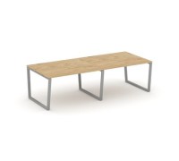 Стайл Проджект Фьюжн SN-6T2.SPRG-042.3 (Тиквуд светлый/Серый) Стол переговорный