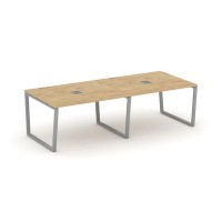 Style Project Fusion SN-6T2.SPRG-043 (Тиквуд светлый/Серый) Стол переговорный