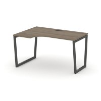 Style Project Fusion SN-4T2.SPA-012(L) (Вяз благородный/Антрацит) Стол рабочий эргономичный