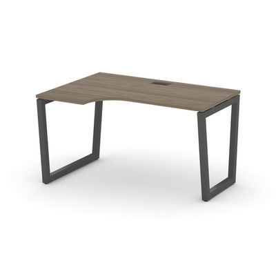 Style Project Fusion SN-5T2.SPA-001(L) (Вяз благородный/Антрацит) Стол рабочий эргономичный