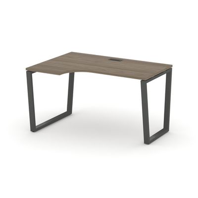 Style Project Fusion SN-6T2.SPA-002(L) (Вяз благородный/Антрацит) Стол рабочий эргономичный