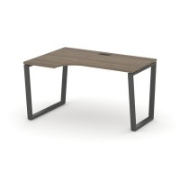 Style Project Fusion SN-6T2.SPA-021(L) (Вяз благородный/Антрацит) Стол рабочий эргономичный