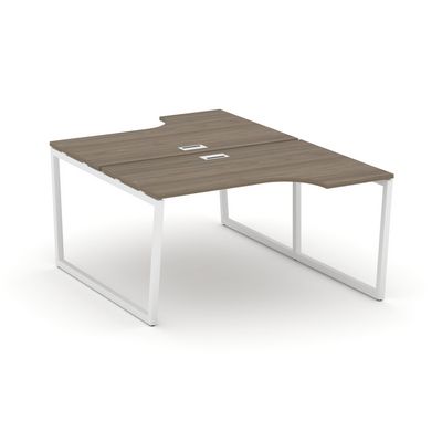 Style Project Fusion SN-4T2.DRPA-022 (Вяз благородный/Белый) Рабочая станция эргономичная