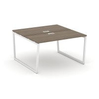 Style Project Fusion SN-4T2.DRS-022 (Вяз благородный/Белый) Рабочая станция двухсторонняя