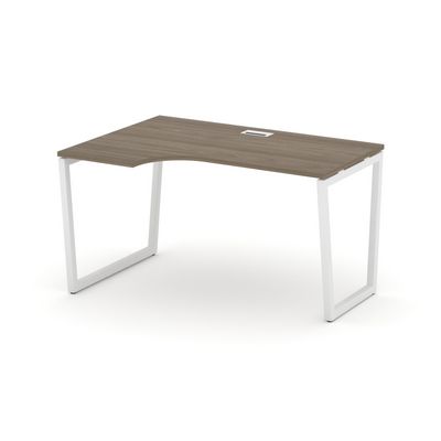 Style Project Fusion SN-4T2.SPA-012(L) (Вяз благородный/Белый) Стол рабочий эргономичный