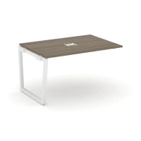 SN-5T2.NSPRG-001 (Вяз благородный/Белый) Проходной наборный элемент переговорного стола