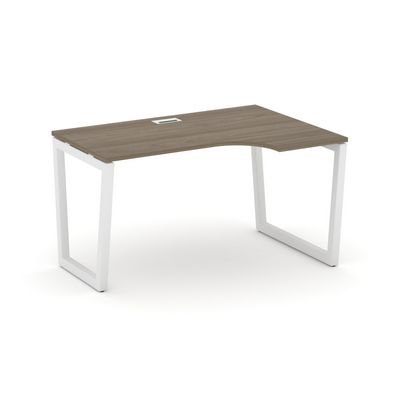 Style Project Fusion SN-5T2.SPA-002(R) (Вяз благородный/Белый) Стол рабочий эргономичный