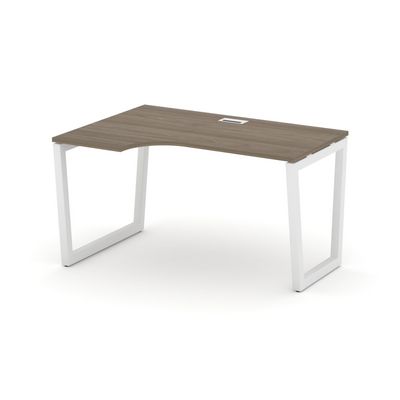 Style Project Fusion SN-5T2.SPA-022(L) (Вяз благородный/Белый) Стол рабочий эргономичный