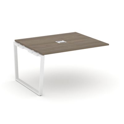 Style Project Fusion SN-6T2.NSPRG-033 (Вяз благородный/Белый) Проходной наборный элемент переговорного стола