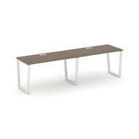 Style Project Fusion SN-6T2.ORS-003 (Вяз благородный/Белый) Рабочая станция односторонняя