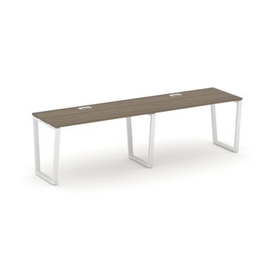 Style Project Fusion SN-6T2.ORS-013 (Вяз благородный/Белый) Рабочая станция односторонняя