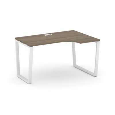 Style Project Fusion SN-6T2.SPA-012(R) (Вяз благородный/Белый) Стол рабочий эргономичный