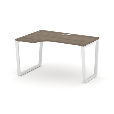 Style Project Fusion SN-6T2.SPA-021(L) (Вяз благородный/Белый) Стол рабочий эргономичный