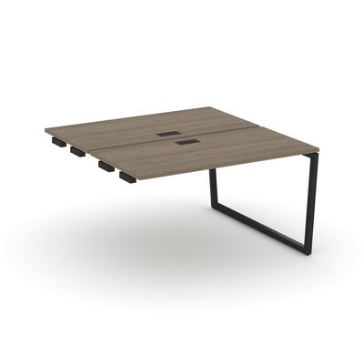 Style Project Fusion SN-4T2.DPRS-014 (Вяз благородный/Черный) Стол приставка к опорным элементам