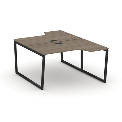 Style Project Fusion SN-4T2.DRPA-001 (Вяз благородный/Черный) Рабочая станция эргономичная