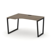 Style Project Fusion SN-4T2.SPA-001(L) (Вяз благородный/Черный) Стол рабочий эргономичный