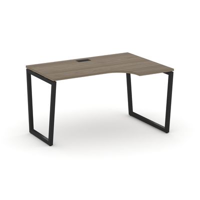 Style Project Fusion SN-4T2.SPA-001(R) (Вяз благородный/Черный) Стол рабочий эргономичный