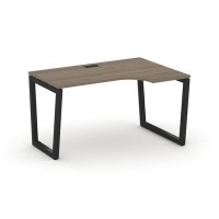 Style Project Fusion SN-5T2.SPA-001(R) (Вяз благородный/Черный) Стол рабочий эргономичный