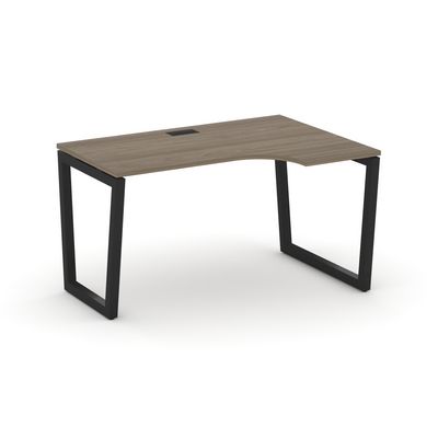 Style Project Fusion SN-5T2.SPA-001(R) (Вяз благородный/Черный) Стол рабочий эргономичный