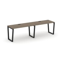 Style Project Fusion SN-6T2.ORS-023 (Вяз благородный/Черный) Рабочая станция односторонняя