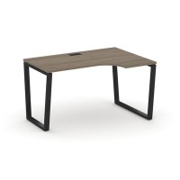 Style Project Fusion SN-6T2.SPA-002(R) (Вяз благородный/Черный) Стол рабочий эргономичный