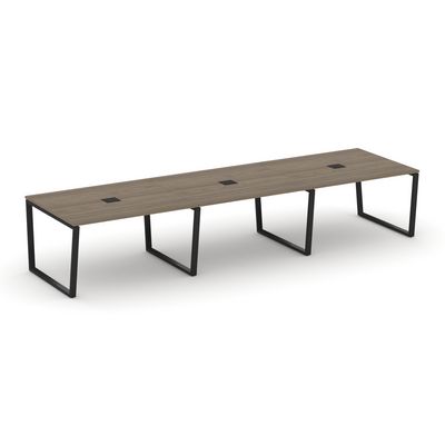 Style Project Fusion SN-6T2.SPRG-052 (Вяз благородный/Черный) Стол переговорный