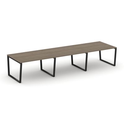 Style Project Fusion SN-6T2.SPRG-053.3 (Вяз благородный/Черный) Стол переговорный